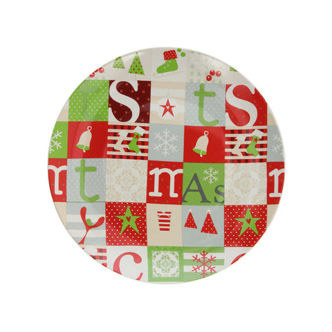 Plat Panettone Patchwork 30cm