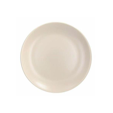 Assiette plate en tissu crème 26cm