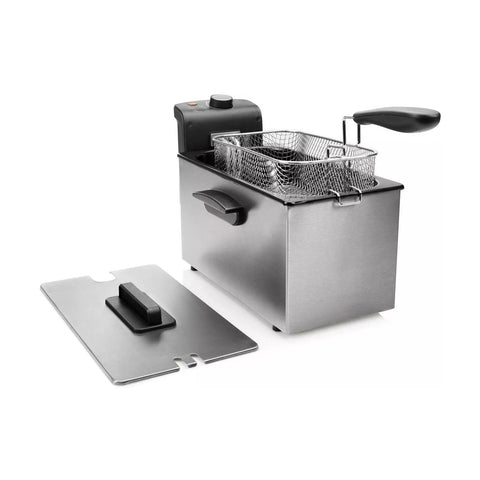 tristar friggitrice 3l in acciaio inox 2000w con termostato 130 190c argento ean 8713016083739