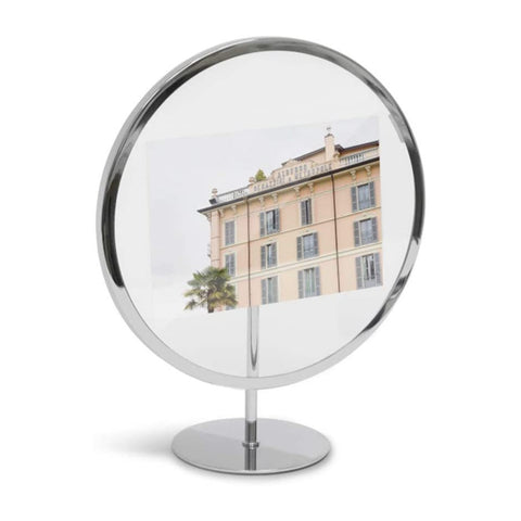 Cadre Photo Circulaire 13x18cm Argent