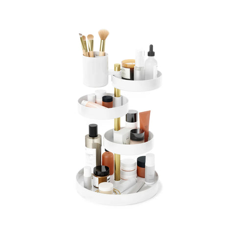 immagine-1-umbra-organizer-per-cosmetici-a-5-ripiani-girevoli-23x35cm-ean-028295393911