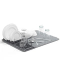 immagine-1-umbra-scolapiatti-con-tappetino-assorbigoccie-47x17x9cm-grigio-ean-028295387224