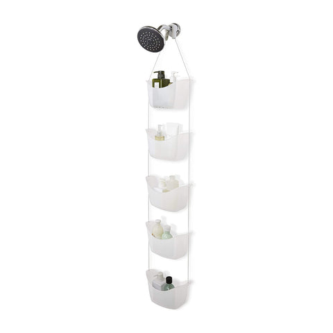Lot de 5 paniers de douche en plastique