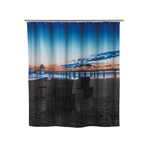 Tenda Doccia Con Luci Led 180x200cm