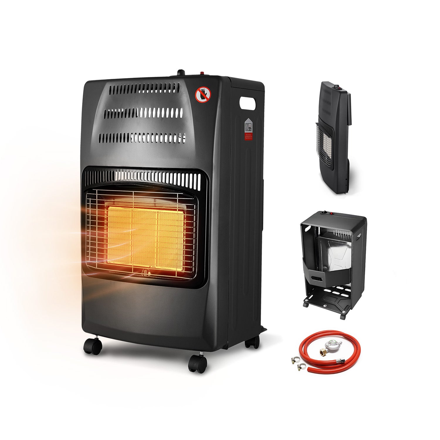 wintem buddy stufa a gas pieghevole potenza 42kw con 3 livelli di riscaldamento ean 8056819043532