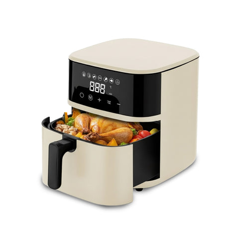 Friteuse à Air 4,5L avec Écran LED Tactile et 7 Programmes de Cuisson 1400W