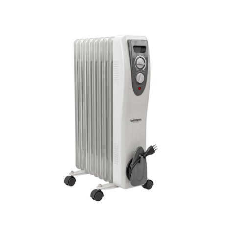 Radiateur électrique à bain d'huile 2000W - Portable à 9 éléments