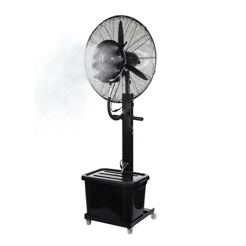 Ventilateur Brumisateur Industriel 230W avec Pales en Aluminium 65 cm - 3 Vitesses d'Oscillation