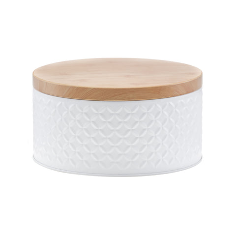 Boîte de rangement en métal D. 19,9x10,1cm
