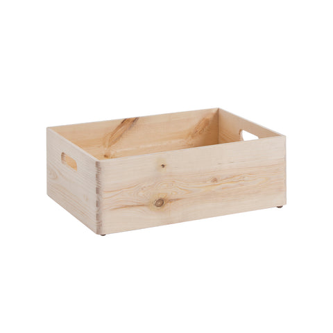 Boîte de rangement en bois 40x15x30cm