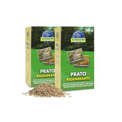 Semences régénérantes pour gazon 500g Euroseme, Densifiant et Anti-Jaunissement