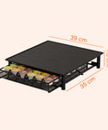 avilia home porta capsule caffe 36 posti con cassetto estraibile in metallo e base antiscivolo ean 8052879011269