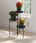 avilia home portavasi in ferro a 3 ripiani 20 cm supporto piante da interno ean 8056819053227
