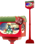saint joy decorazione natalizia lampione flash 160 cm con led e musica per interno ed esterno ean 8388780246712