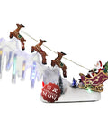 saint joy giostra natalizia con luci led musica e movimento l29xp6xh29cm ean 8053482251882