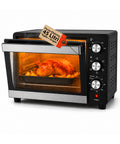 wintem forno elettrico da banco 45 litri ventilato con timer e doppio vetro 1800w con accessori ean 8056819078572