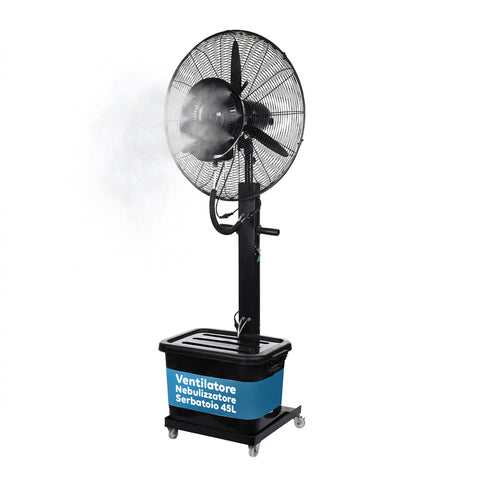 wintem ventilatore nebulizzatore industriale 230w con pale in alluminio 65 cm 3 velocita di oscillazione ean 8056819040241
