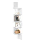 avilia home scaffale angolare bianco a 5 ripiani salvaspazio per casa ean 8052879010606
