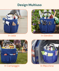 avilia home secchiello pieghevole multiuso 16l con tasche salvaspazio e resistente ean 8052879010675
