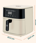 wintem friggitrice ad aria 45l con display led touch e 7 programmi di cottura 1800w ean 8052286432213