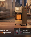 wintem buddy stufa a gas pieghevole potenza 42kw con 3 livelli di riscaldamento ean 8052286432039