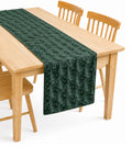saint joy runner natalizio 33x180 cm con alberi in rilievo rosso o verde ean 8050043128317