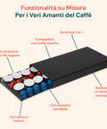 avilia organizer capsule 2 in 1 compatibile nespresso e a modo mio con base macchina ean 8015361084738