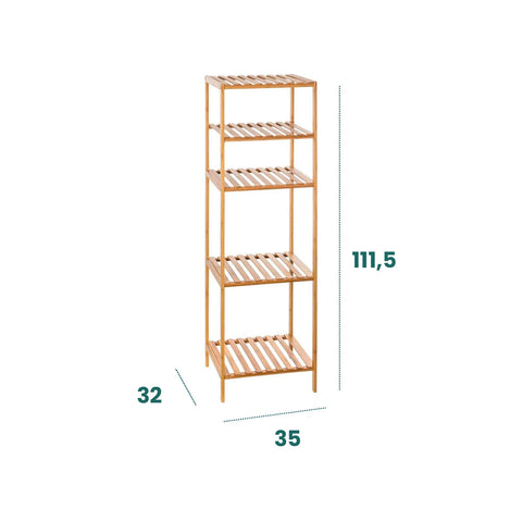immagine-2-five-simply-smart-scaffale-a-colonna-in-bambu-con-4-ripiani-mensole-ean-3560239680437