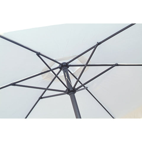 garden friend ombrellone quadrato 3x3m bianco poliestere 27h m ean 8023755007225