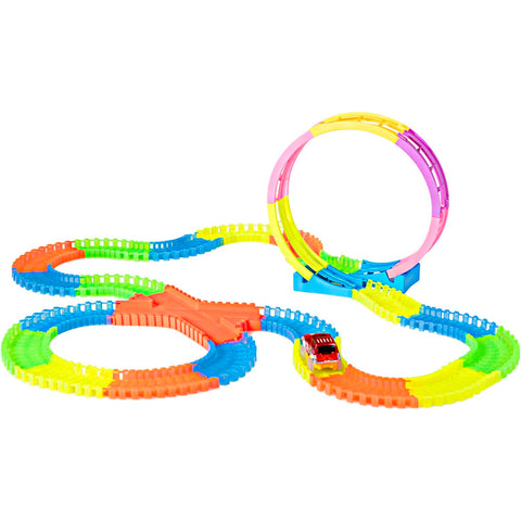 immagine-2-giaquinto-pista-acrobatica-luminosa-con-6-funzioni-e-radiocomando-187-pezzi-ean-8058486093162