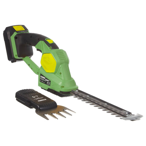 immagine-2-kombo-tagliasiepe-con-lama-in-alluminio-20cm-e-cesoia-per-cespugli-e-arbusti-92cm-20v-230hz-ean-8054134479814