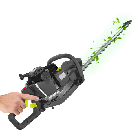 Taille-haie thermique avec lame en acier 56cm 650w