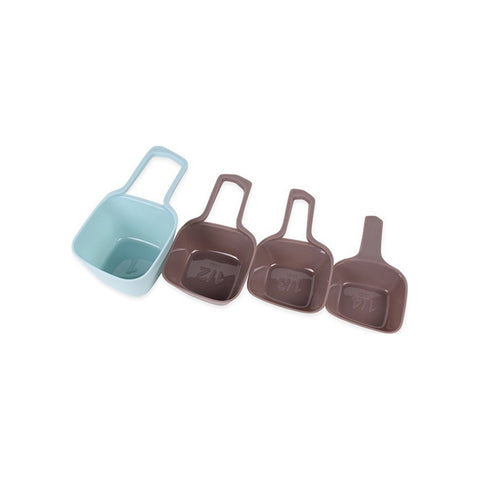 Lot de 4 Tasses à mesurer en PVC 60 ml/80 ml/125 ml/250 ml