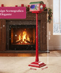 saint joy decorazione natalizia lampione flash 160 cm con led e musica per interno ed esterno ean 8388780246712