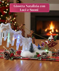saint joy giostra natalizia con luci led musica e movimento l29xp6xh29cm ean 8053482251882