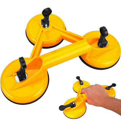 Ventouse triple supporte jusqu'à 75 kg