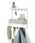 immagine-2-umbra-appendiabiti-10-ganci-con-1-ripiano-e-cestello-in-metallo-ean-028295374576