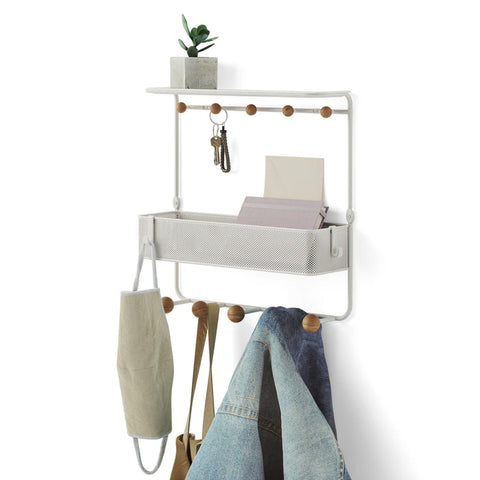 immagine-2-umbra-appendiabiti-10-ganci-con-1-ripiano-e-cestello-in-metallo-ean-028295374576