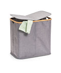immagine-2-zeller-cesto-portabiancheria-2-scomparti-in-poliestere-534x33x50cm-ean-4003368142333