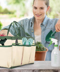 zendea set giardinaggio 6 pezzi con borsa 30x20x15cm e guanti completo per esterni ean 8015361456313