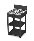 staylux cucina a gas da esterno con supporto e 2 ripiani acciaio potente e pratica ean 8055954980054
