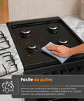 wintem cucina a gas 50x50 cm con forno a gas 49 litri 4 fuochi di diversa potenza valvole di sicurezza e coperchio ean 8056819078930