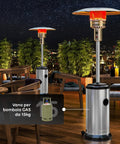 wintem riscaldatore a fungo da esterno ideale per giardini terrazze e locali ean 8052286430578