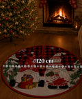 saint joy copri base albero di natale a120 cm in peluche 4 fantasie ean 8050043128331