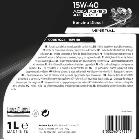 immagine-3-arexons-olio-motore-arx-15w40-gd-4l-ean-8002565092249