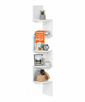 avilia home scaffale angolare bianco a 5 ripiani salvaspazio per casa ean 8052879010606