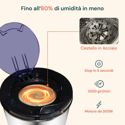 dcg asciugabiancheria a centrifuga 6kg 300w ean 8052780962339