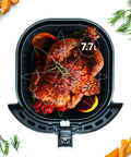 immagine-3-dpm-friggitrice-ad-aria-digitale-8-programmi-e-timer-8l-1800w-nero-ean-8058045252283