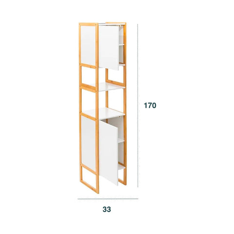 immagine-3-five-simply-smart-colonna-armadio-2-ante-da-bagno-33x33x170cm-bianco-ean-3560232671258