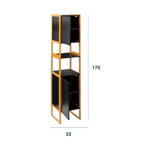 immagine-3-five-simply-smart-colonna-armadio-2-ante-da-bagno-33x33x170cm-nero-ean-3560232671272